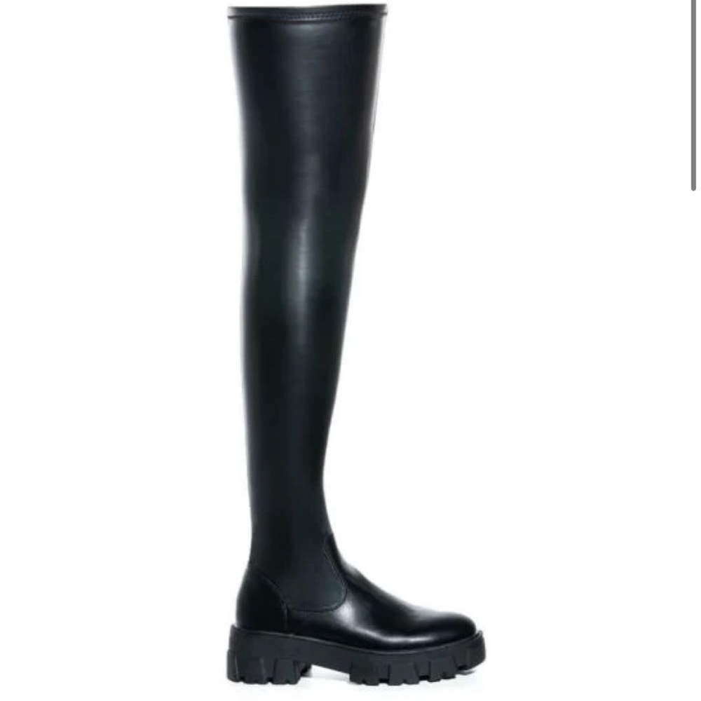 AZAELA WANG OVER THE KNEE BOOTS Size Womens 8